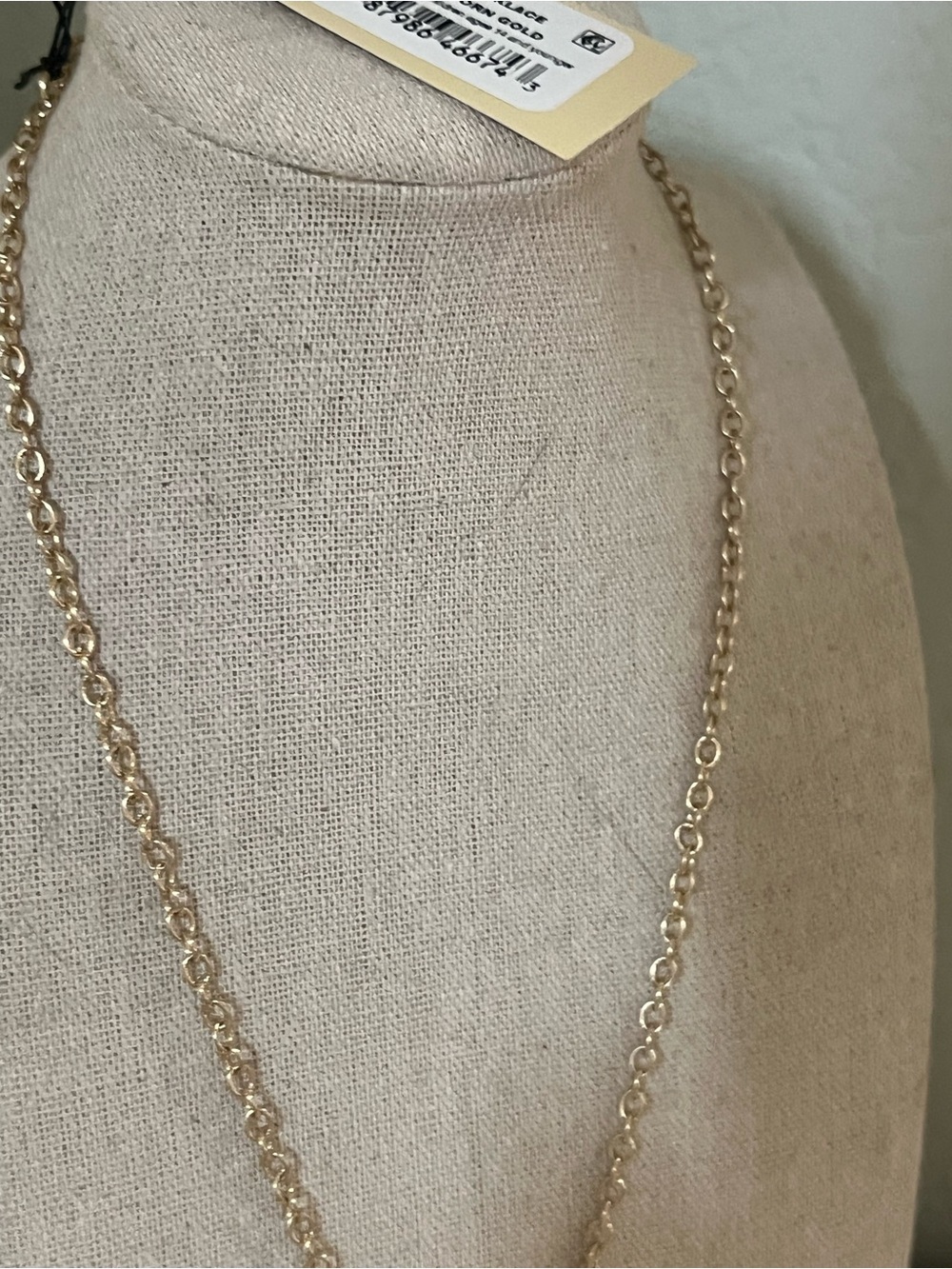 Patricia Nash Gold-Tone Necklace with Pearl and Navy Bead Charms - Picture 6 of 7